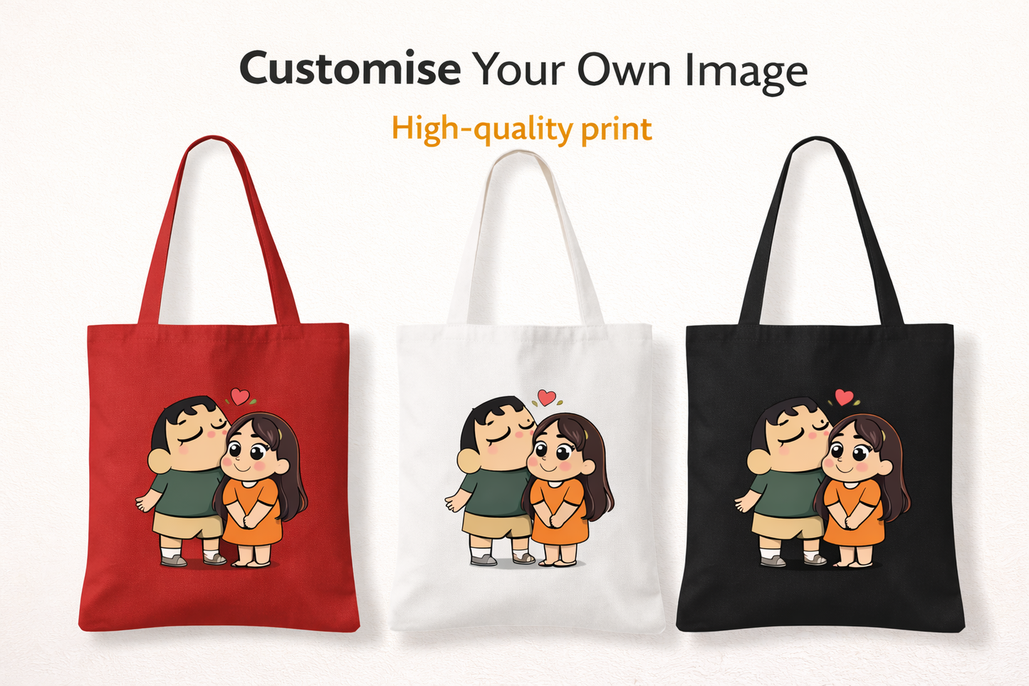 Custom Shinchan-Style Tote Bag β Fun & Cartoon Personalised Art