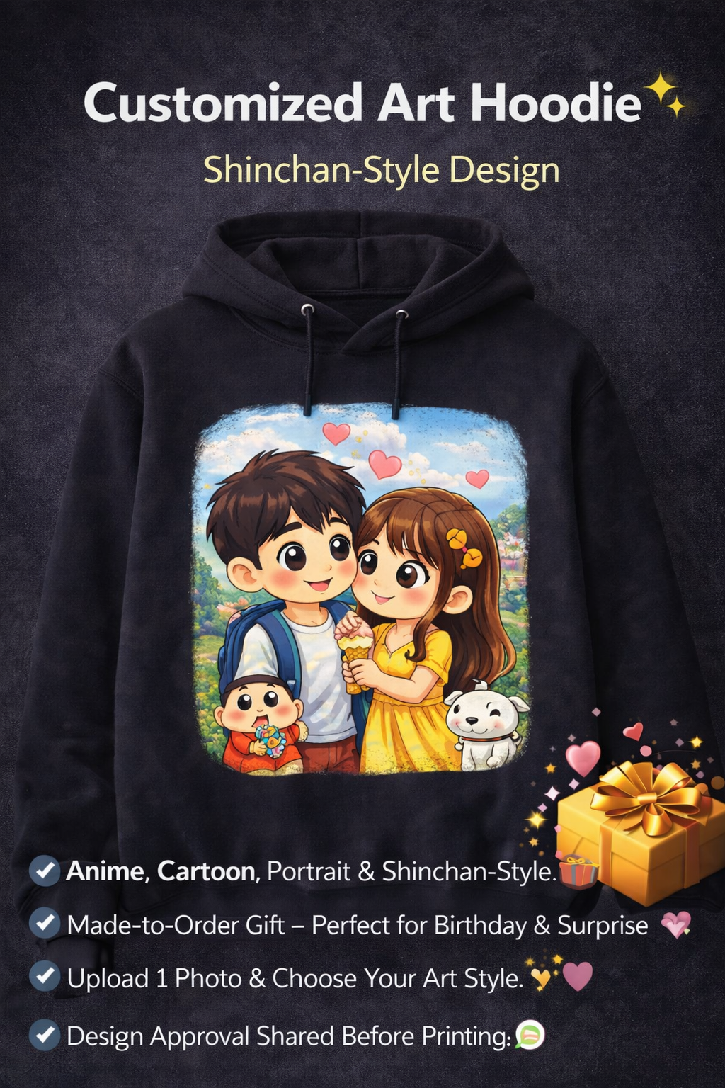 Wear Your Art – Customized Sweatshirt