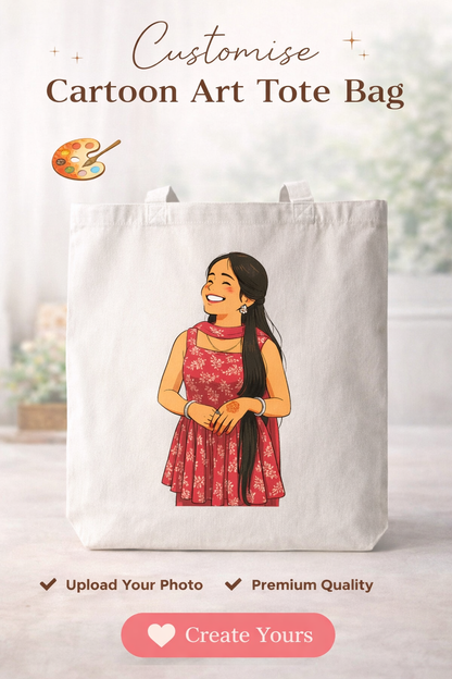 Custom Ghibli Art Tote Bag – Personalised Just for You