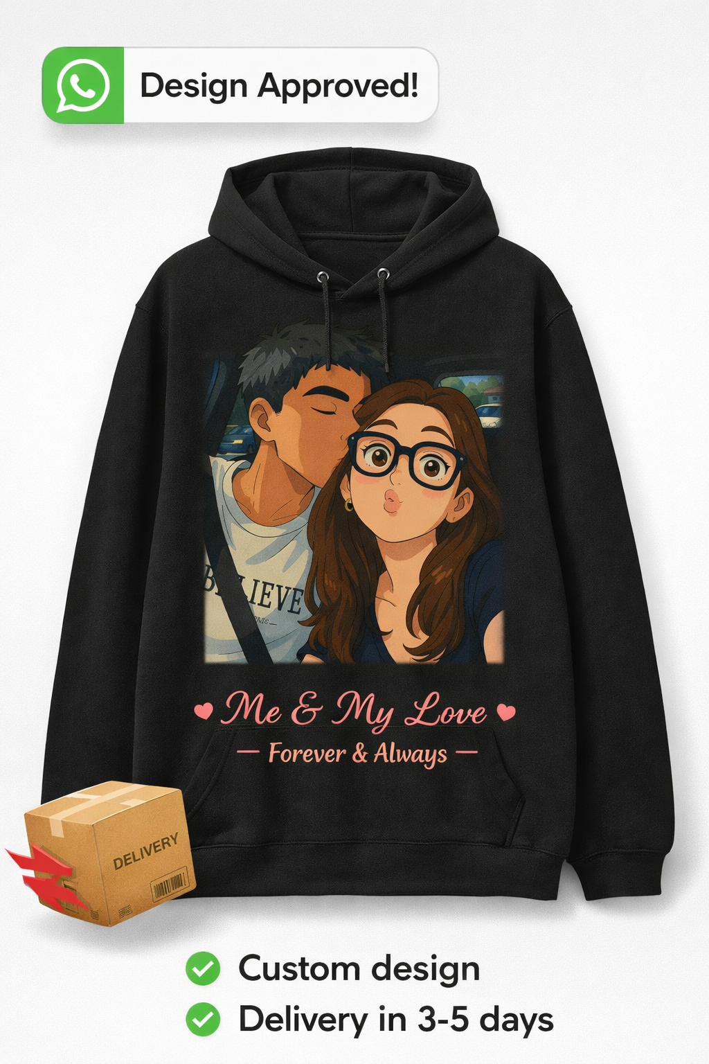 Personalized Art Style Hoodie
